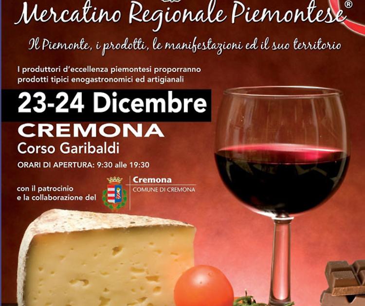 Mercatino regionale piemontese a Cremona