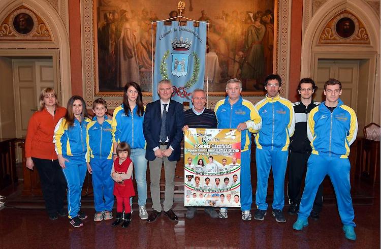 Allo Shotokan Karate 'tricolore' i complimenti del sindaco Silla