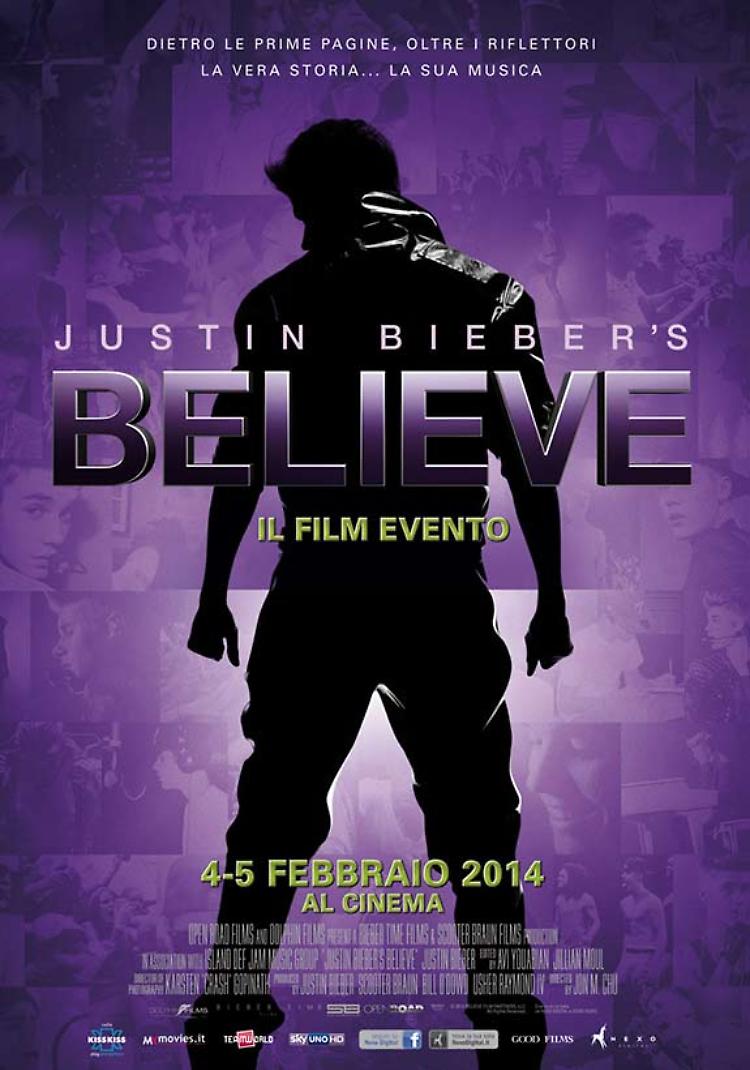 Justin Bieber's Believe - Il film evento martedì 4 febbraio a Spaziocinema