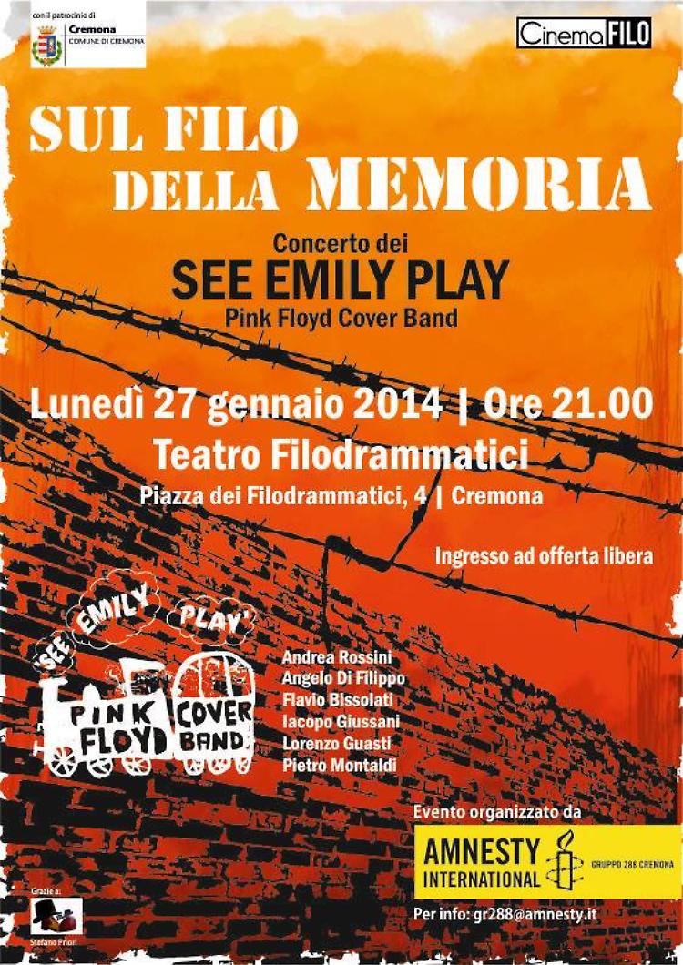 Concerto dei See Emily Play al teatro Filo