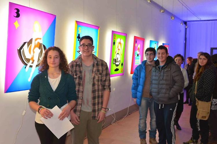 La mostra di Lodola secondo i liceali