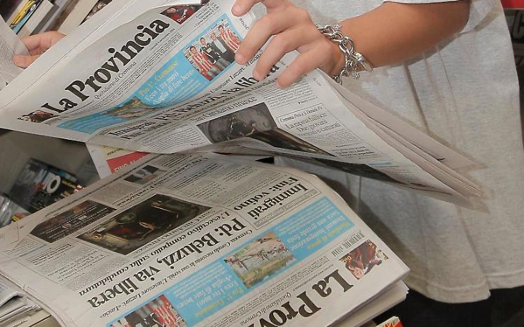 Oggi "La Provincia" regolarmente in edicola