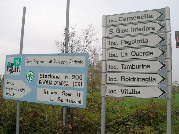 La zona dove ha sede l'istituto Spallanzani