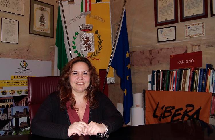 Il commissario Filomena Fornisano nell'ufficio dell'ex sindaco Dolini