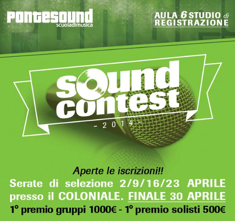 Contest per band emergenti dell'Associazione Pontesound Finale il 30 aprile
