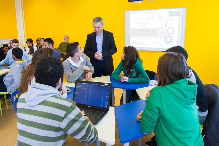 Il futuro è adesso: al Torriani inaugurata l'aula 3.0