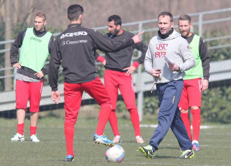 Cremonese, primo allenamento di mister Dionigi