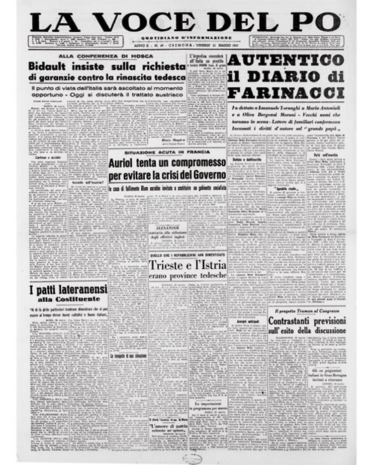 E' autentico il diario di Farinacci