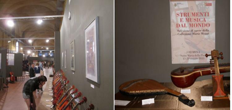 Strumenti e musica dal mondo in mostra in S. Maria della Pietà