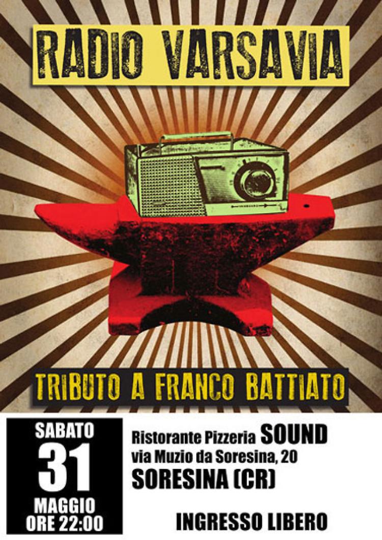 Radio Varsavia, omaggio a Battiato, al Sound di Soresina