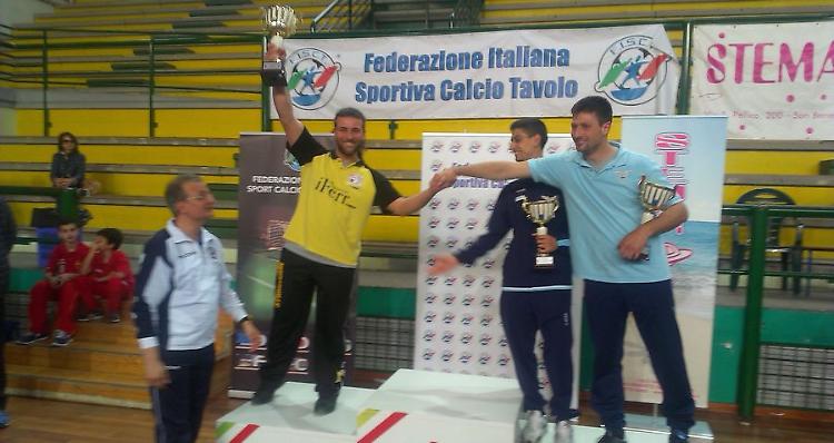 Subbuteo, Calò fra i big alle gare tricolori
