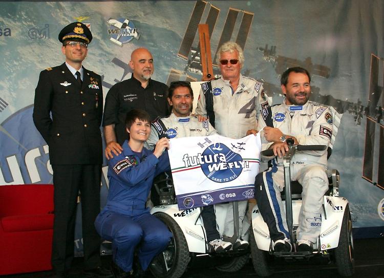 WeFly! Team e l'astronauta Cristoforetti: 'Volare oltre il limite'