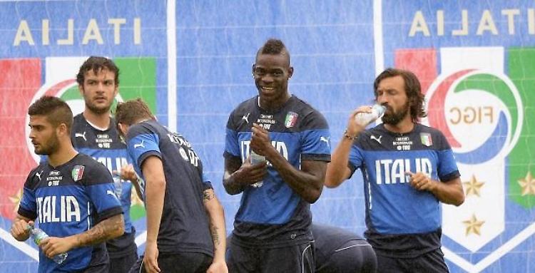 Un allenamento dell'Italia