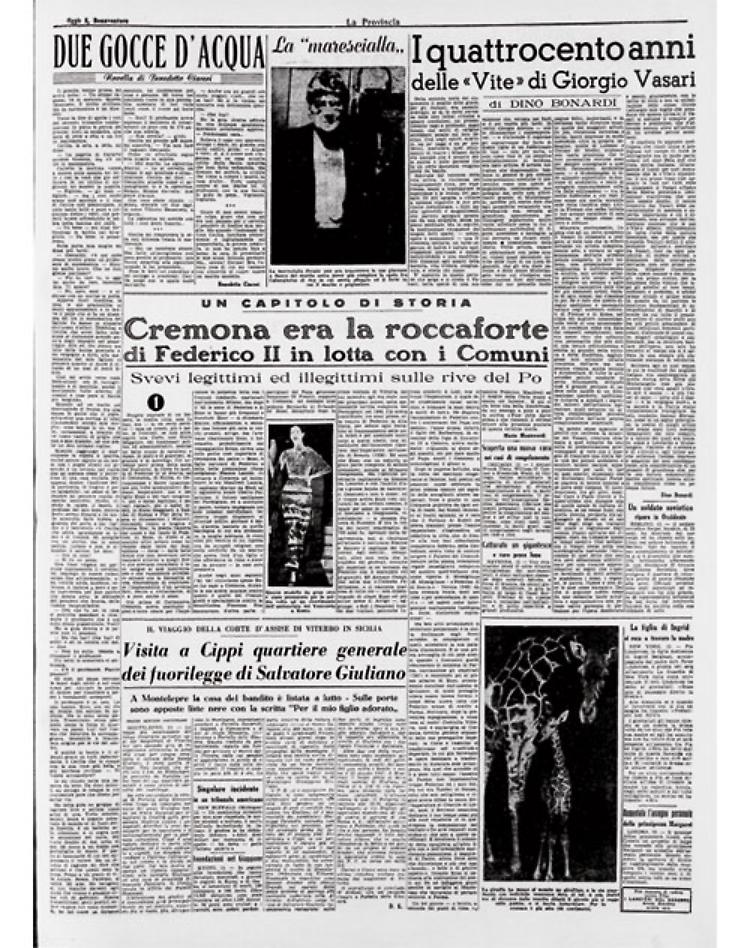 Cremona era la roccaforte di Federico II in lotta con i Comuni