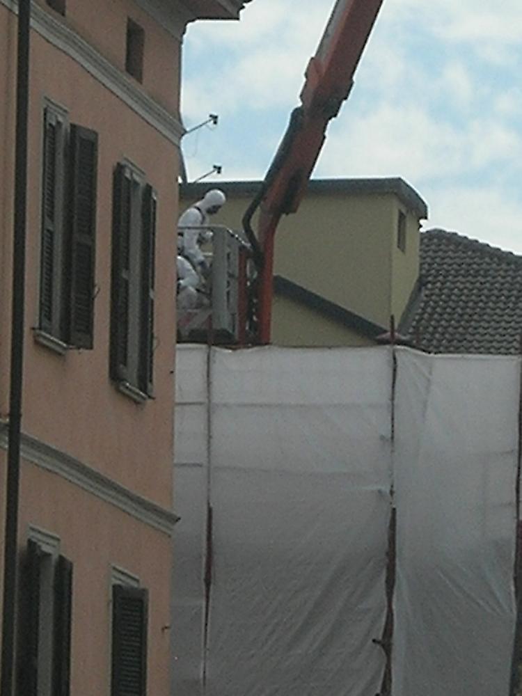 Bonificato dall'amianto il palazzo di viale Trento e Trieste