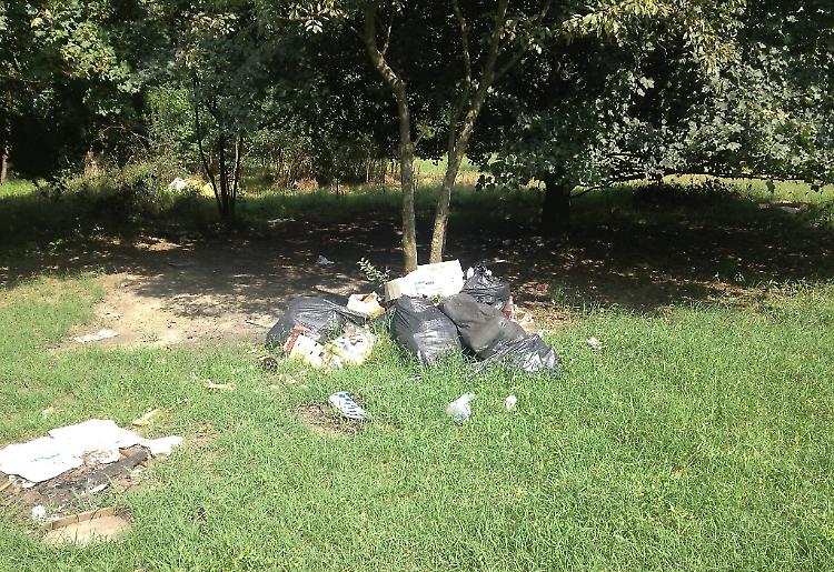 Via Riglio discarica a cielo aperto