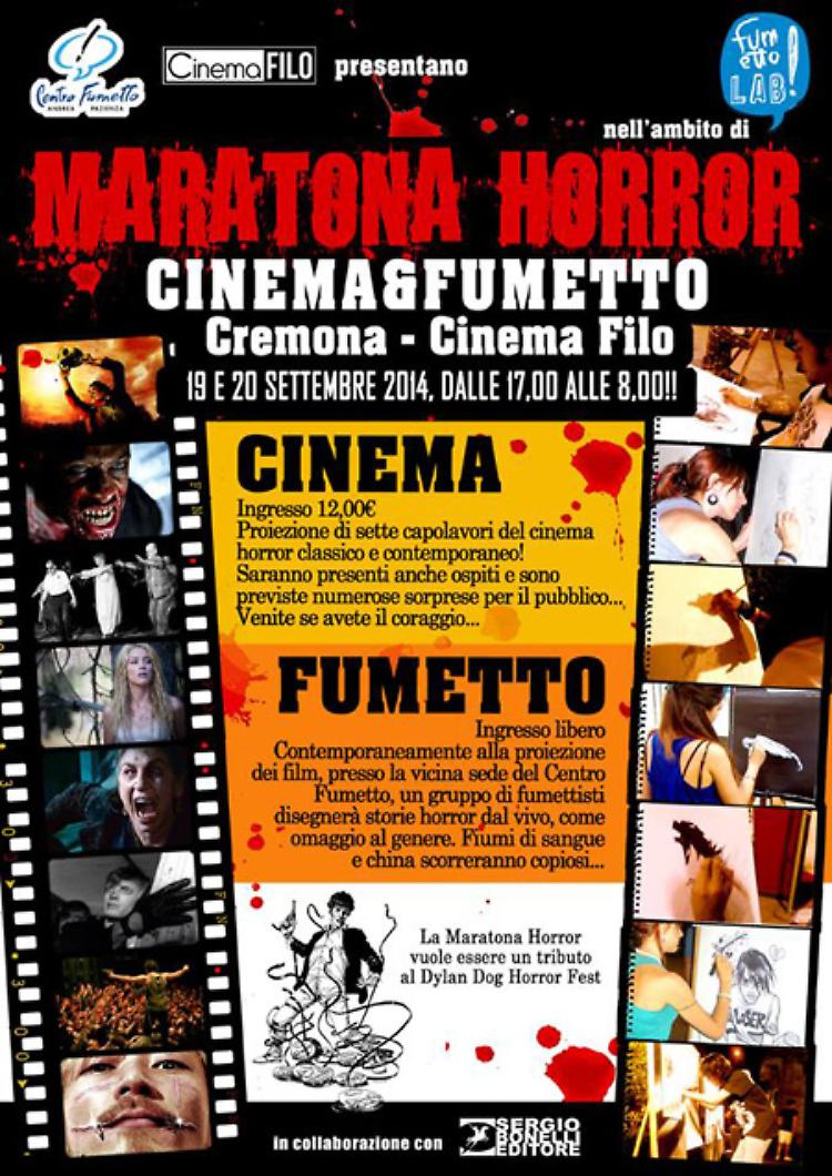 Una lunga notte tutta da brividi, fra il 19 e 20 settembre, sotto il segno di Dylan Dog al Cinema Filo 