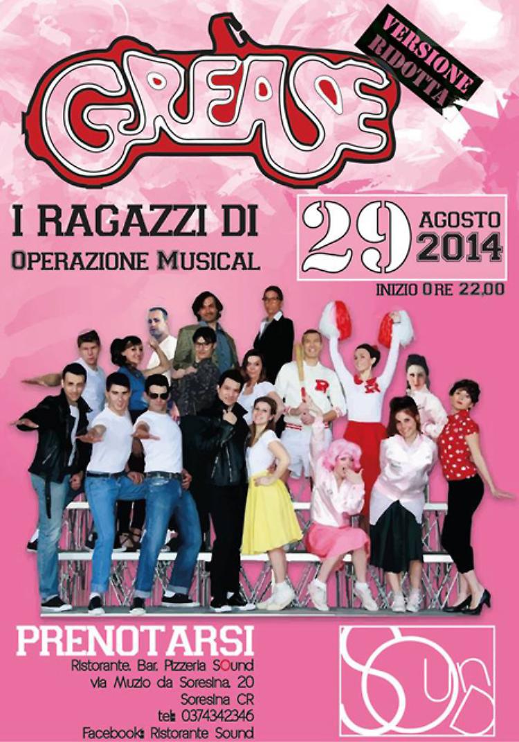 ''Grease'' il musical in versione ridotta Venerdì 29 agosto 