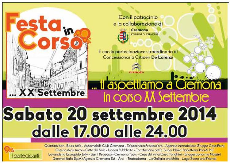 Festa in ... Corso XX Settembre