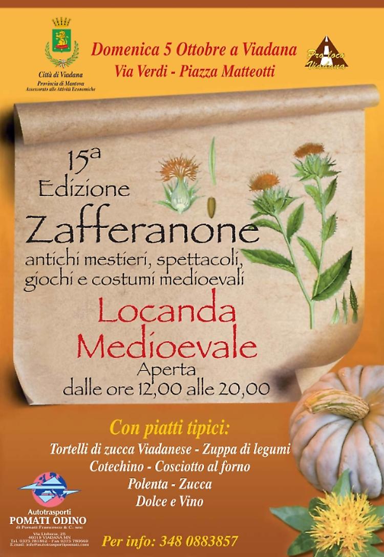Domenica 15ª edizione della sagra medioevale dello Zafferanone