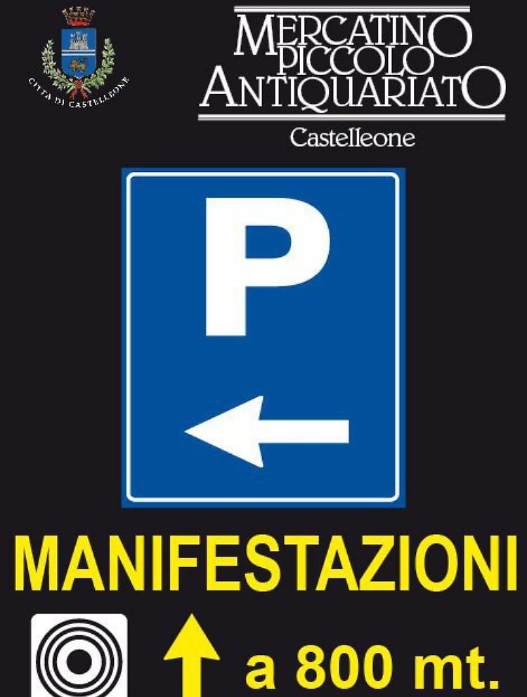 Nuovi parcheggi durante il Mercatino di domenica 