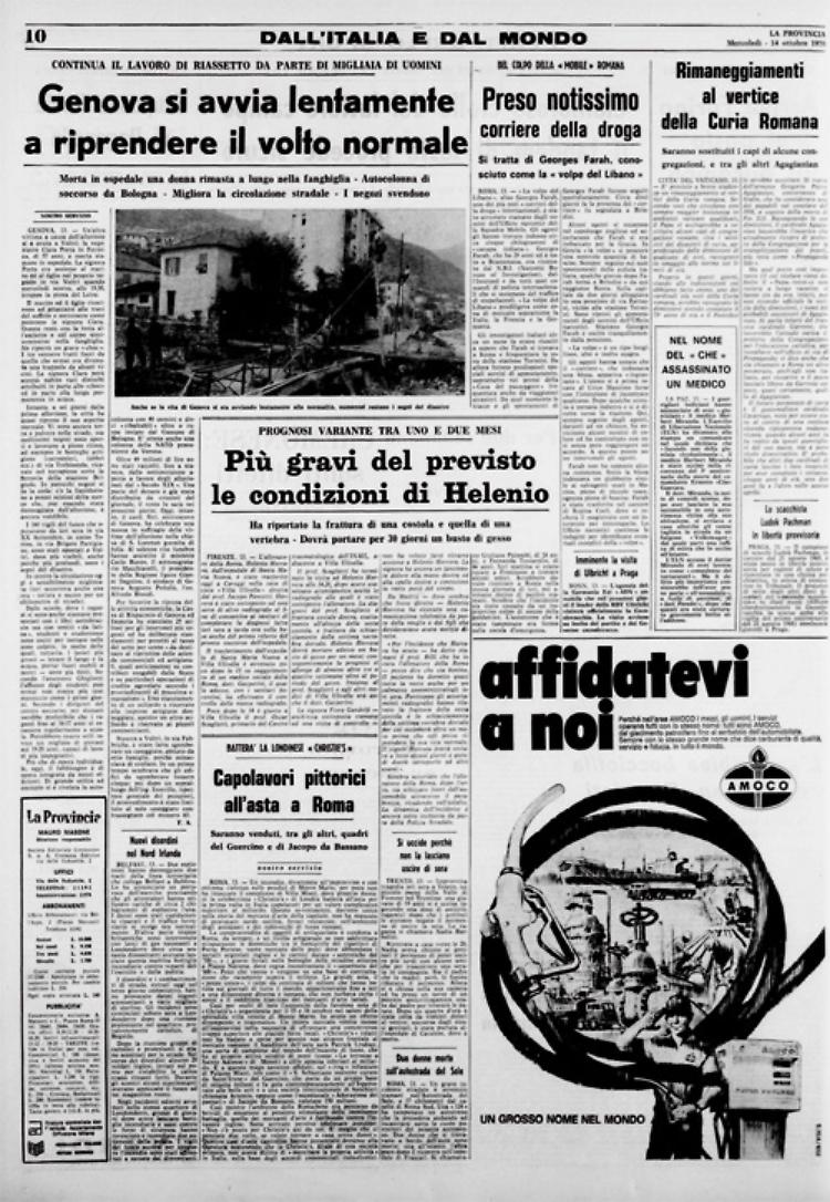 Come 44 anni fa: Genova si avvia lentamente alla normalità dopo l'alluvione