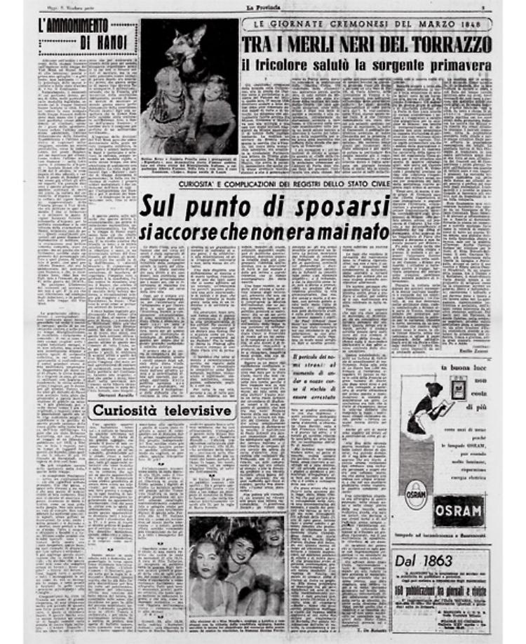 Marzo 1848: Tra i merli neri del Torrazzo il tricolore salutò la sorgente primavera