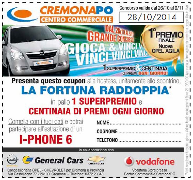 ‘Gioca & Vinci, Vinci, Vinci’ Con il coupon lettori premiati