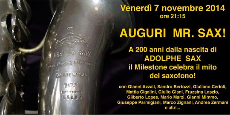 Auguri Mr Sax!, il Milestone celebra Adolphe Sax