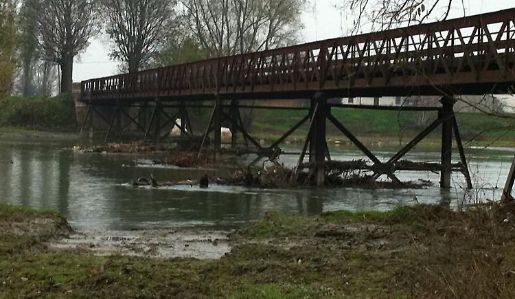 Detriti sotto il ponte sull'Oglio, l'Anai addestrerà i volontari