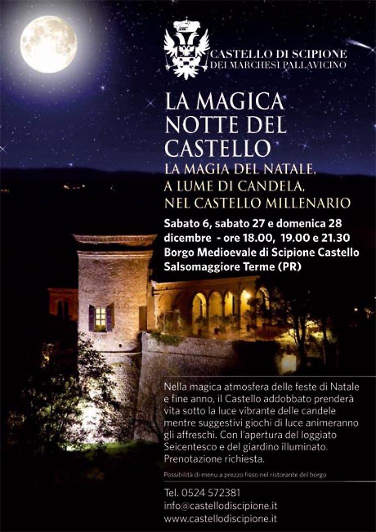 La magia delle feste di Natale al Castello di Scipione dei Marchesi Pallavicino