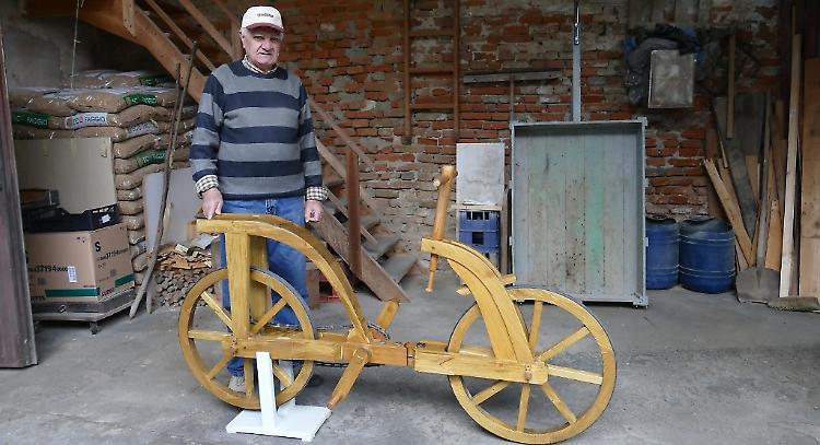 La bici di Leonardo prende vita
