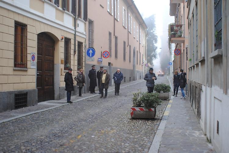 Via Tibaldi, sopralluogo di assessori e tecnici