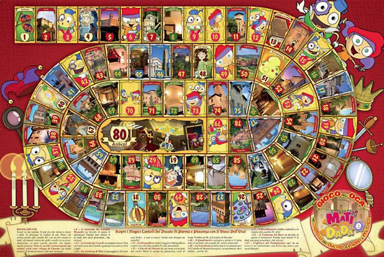 In viaggio con il Gioco dell’Oca tra i Castelli del Ducato
