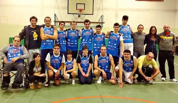 Biancoblù e Pepo Team Baskin insieme