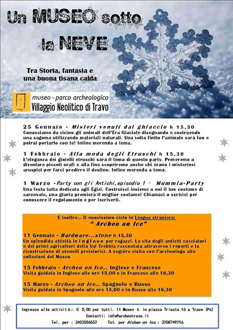 Un Museo sotto la Neve - Attività invernali del Museo Archeologico di Travo (PC)