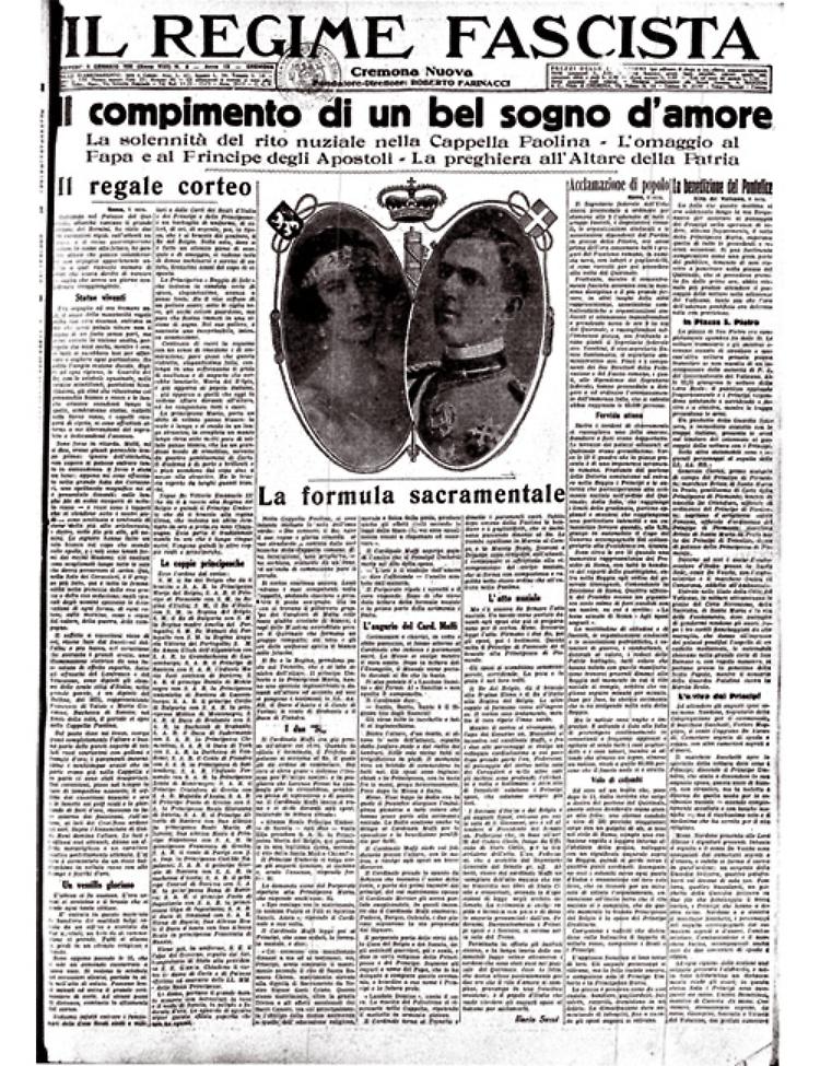 Il principe Umberto di Savoia sposa Maria José del Belgio