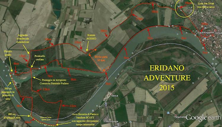 Torna l'Eridano Adventure, corsa off road nella golena del Po