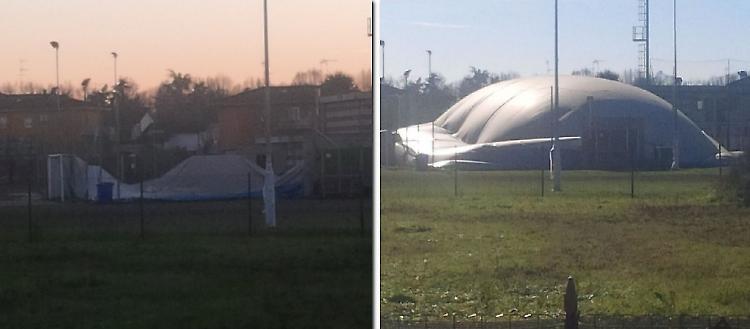Guasto sgonfia la palestra, disagi limitati per Casalese e scuola