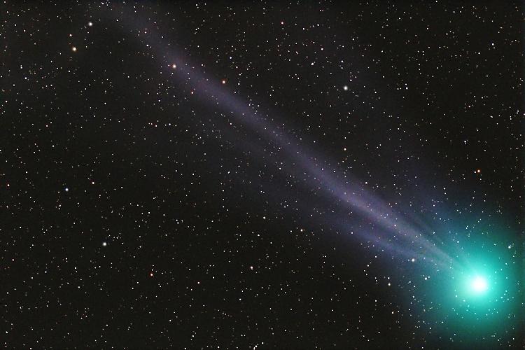 Lo spettacolo della cometa