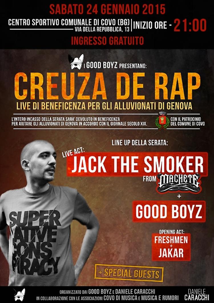 Creuza de rap, live per gli alluvionati di Genova organizzato dai Good Boyz