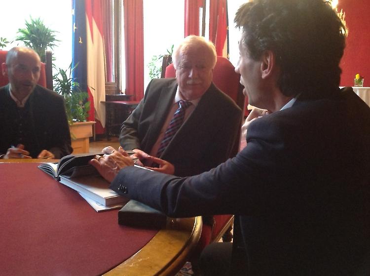 Il sindaco incontra il primo cittadino di Vienna: sinergie tra le due città 