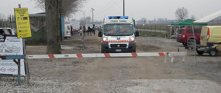 Incidente sulla pista di motocross, il ferito rifiuta il ricovero