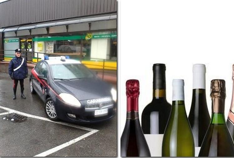 Razzia di liquori al supermercato, ladri arrestati