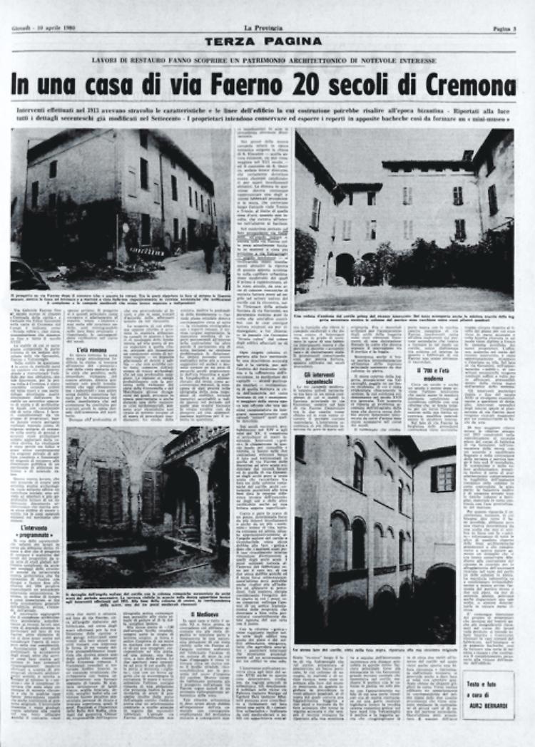 Scoperti durante un restauro venti secoli di storia di Cremona in una sola casa