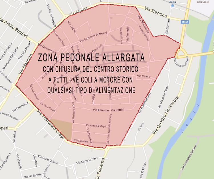 Oggi tutti a piedi in centro