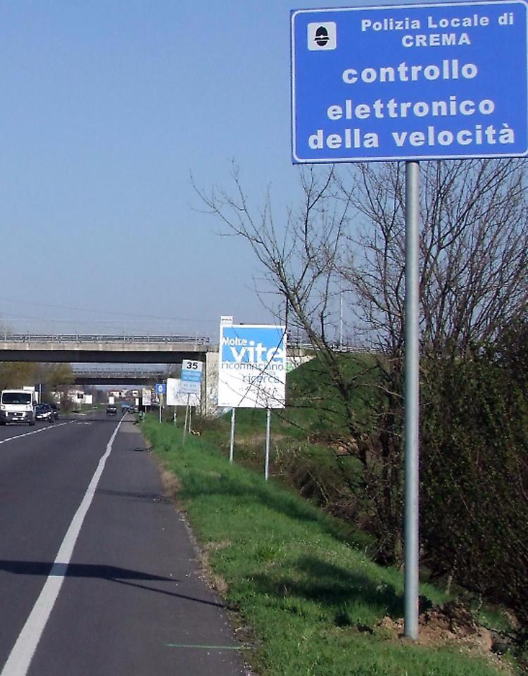 Autovelox attivo dalla mezzanotte