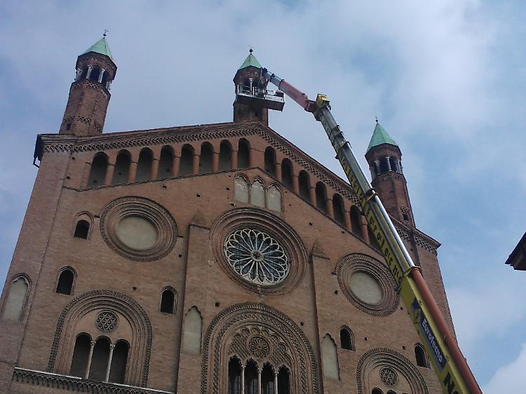 Torrette del duomo in sicurezza