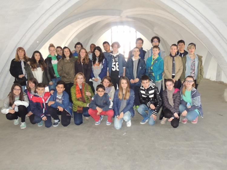 I ragazzi dell'Anna Frank visitano Cremona sotterranea