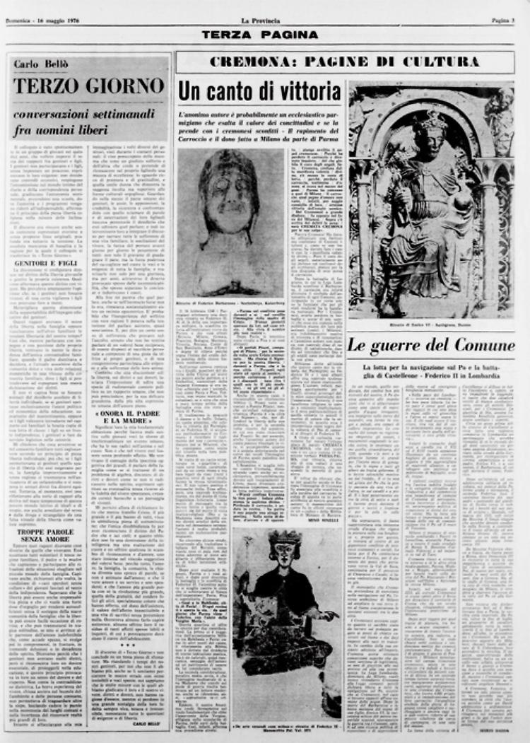 Cremona, dopo aver perso il carroccio, è sbeffeggiata dai parmigiani con un poemetto 